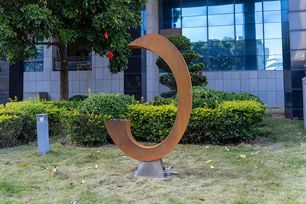 Corten Steel Fountain Sculpture For Gardens - Corten Garden Sculptures